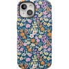 image:imageCasely iPhone 15 Plus Case  Navy Floral  Full Bloom  Bold Protective Design  Compatible with MagSafe