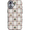 image:imageCasely iPhone 17 Case  Bear Hugs  Teddy Squares  Bold Protective Design  MagSafe Compatible Design
