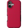 image:imageCasely iPhone 17 Case  Best Dressed  Red Houndstooth  Bold Protective Design  MagSafe Compatible Design