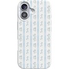 image:imageCasely iPhone 17 Case  Cottage Stripe  Blue Floral  Compatible with MagSafe  Classic Ultra Thin Design