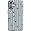 image:imageCasely iPhone 17 Case  Love Lines  Blue Stripes  Bold Protective Design  MagSafe Compatible Design