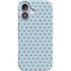 image:imageCasely iPhone 17 Case  On the Dot  Blue amp Brown Polka Dot  Compatible with MagSafe  Classic Ultra Slim Design