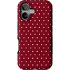 image:imageCasely iPhone 17 Case  On the Dot  Maroon Polka Dot  Bold Protective Design  MagSafe Compatible Design