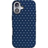 image:imageCasely iPhone 17 Case  On the Dot  Navy Polka Dot  Bold Protective Design  Compatible with MagSafe