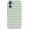 image:imageCasely iPhone 17 Case  Pastel Picnic  Blue amp Green Gingham  Compatible with MagSafe  Classic Ultra Thin Design