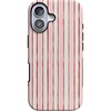 image:imageCasely iPhone 17 Case  Pretty in Pastel  Blush Stripes  Bold Protective Design  MagSafe Compatible Design
