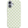 image:imageCasely iPhone 17 Case  Sunday Best  Mint Lattice  Compatible with MagSafe  Classic Ultra Slim Design