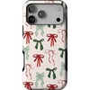 image:imageCasely iPhone 17 Pro Max Case  Festive Girlie  Holiday Bows  Bold Protective Design  MagSafe Compatible Design