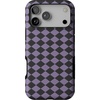image:imageCasely iPhone 17 Pro Max Case  Harlequin Midnight Diamond  Black and Purple  Bold Protective Design  MagSafe Compatible Design