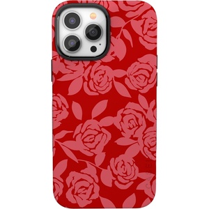 image:imageCasely iPhone 13 Pro Max Case  Final Rose  Red amp Pink Floral  Bold Protective Design  MagSafe Compatible Design