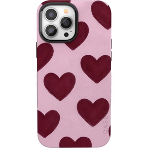 image:imageCasely iPhone 13 Pro Max Case  Whole Lotta Love  Plum Hearts  Bold Protective Design  MagSafe Compatible Design