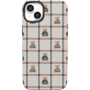image:imageCasely iPhone 14 Case  Bear Hugs  Teddy Squares  Bold Protective Design  MagSafe Compatible Design
