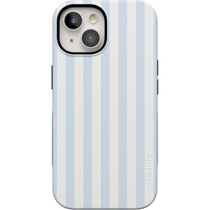 image:imageCasely iPhone 15 Plus Case  Blue Stripes  Sunday Best  Bold Protective Design  Compatible with MagSafe