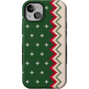 image:imageCasely iPhone 15 Plus Case  Grandpas Sweater  Holiday Knit  Bold Protective Design  MagSafe Compatible Design