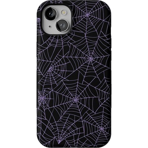 image:imageCasely iPhone 15 Plus Case  Midnight Web  Spider Web  Bold Protective Design  Compatible with MagSafe