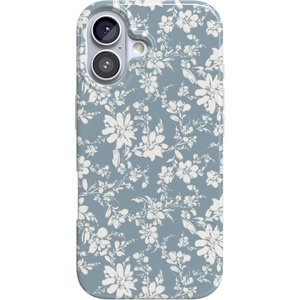 image:imageCasely iPhone 17 Case  Afternoon Tea  Blue Floral  Compatible with MagSafe  Classic Ultra Thin Design