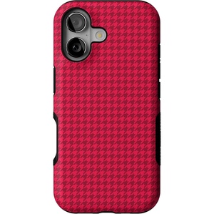 image:imageCasely iPhone 17 Case  Best Dressed  Red Houndstooth  Bold Protective Design  MagSafe Compatible Design