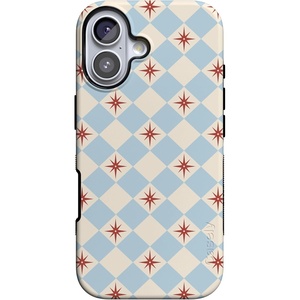 image:imageCasely iPhone 17 Case  Chelsea Checker  Starlight Tiles  Bold Protective Design  Compatible with MagSafe