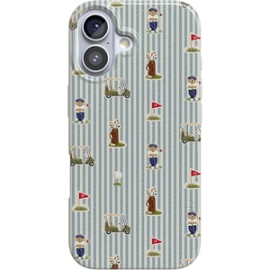 image:imageCasely iPhone 17 Case  Clubhouse  The Caddie Print  Compatible with MagSafe  Classic Ultra Thin Design