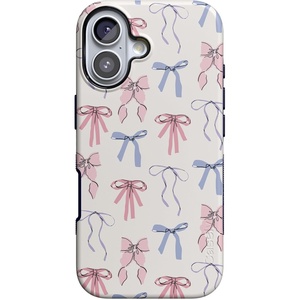 image:imageCasely iPhone 17 Case  Coquette Girlie  Pastel Bows  Bold Protective Design  Compatible with MagSafe
