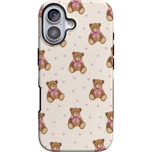 image:imageCasely iPhone 17 Case  Cuddle Up  Teddy Bear  Bold Protective Design  MagSafe Compatible Design