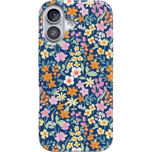 image:imageCasely iPhone 17 Case  Full Bloom  Navy Floral  Compatible with MagSafe  Classic Ultra Thin Design