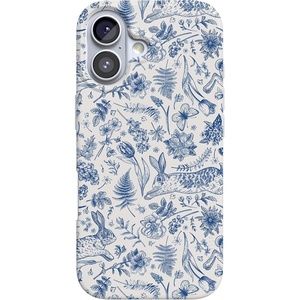 image:imageCasely iPhone 17 Case  Hop amp Bloom  Bunny Toile  Compatible with MagSafe  Classic Ultra Slim Design