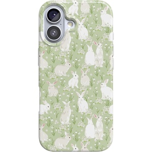 image:imageCasely iPhone 17 Case  Hop to it  Green Bunny  Compatible with MagSafe  Classic Ultra Thin Design