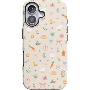 image:imageCasely iPhone 17 Case  Hoppy Garden  Spring Things  Bold Protective Design  Compatible with MagSafe