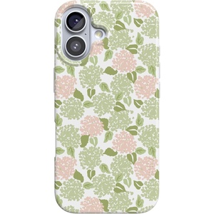 image:imageCasely iPhone 17 Case  Hydrangea Haze  Floral Garden  Compatible with MagSafe  Classic Ultra Thin Design