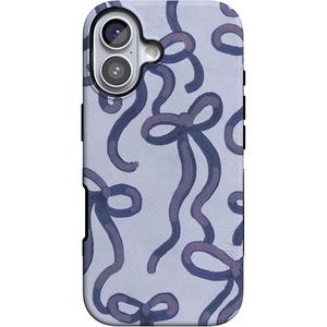 image:imageCasely iPhone 17 Case  Love Me Knot  Blue Bow  Bold Protective Design  MagSafe Compatible Design