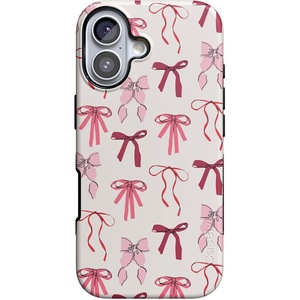 image:imageCasely iPhone 17 Case  Lover Girlie  Pink Bows  Bold Protective Design  Compatible with MagSafe