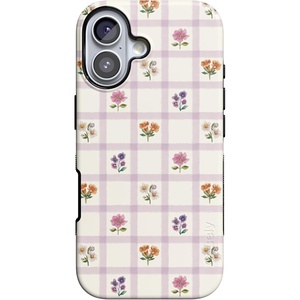 image:imageCasely iPhone 17 Case  Meadow Check  Floral Gingham  Bold Protective Design  Compatible with MagSafe