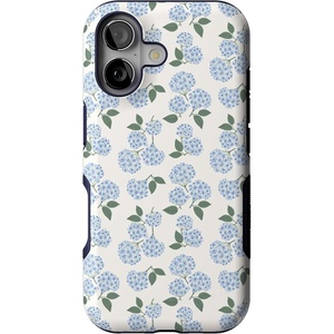 image:imageCasely iPhone 17 Case  Nantucket Cottage  Blue Hydrangea  Bold Protective Design  Compatible with MagSafe