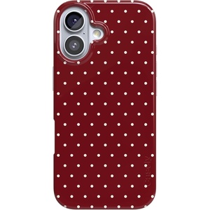image:imageCasely iPhone 17 Case  On the Dot  Maroon Polka Dot  Compatible with MagSafe  Classic Ultra Slim Design