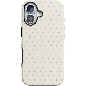 image:imageCasely iPhone 17 Case  On the Dot  Rainbow Polka Dot  Bold Protective Design  Compatible with MagSafe