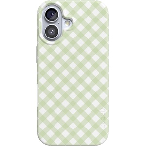 image:imageCasely iPhone 17 Case  Sunday Best  Mint Lattice  Compatible with MagSafe  Classic Ultra Slim Design