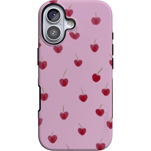 image:imageCasely iPhone 17 Case  Very Cherry  Painted Cherries  Bold Protective Design  MagSafe Compatible Design