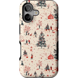 image:imageCasely iPhone 17 Case  Winter Nostalgia  Vintage Holiday  Bold Protective Design  MagSafe Compatible Design