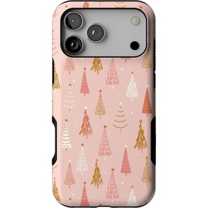 image:imageCasely iPhone 17 Pro Max Case  Bubblegum Forest  Christmas Tree  Bold Protective Design  MagSafe Compatible Design