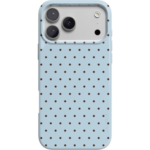 image:imageCasely iPhone 17 Pro Max Case  On the Dot  Blue amp Brown Polka Dot  Compatible with MagSafe  Classic Ultra Slim Design