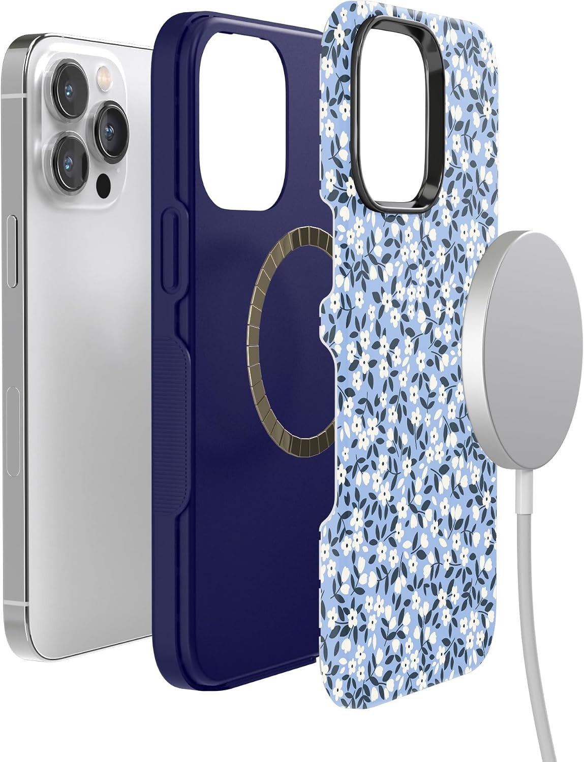 image:imageCasely iPhone 14 Pro Case  Picking Daisies  Cottagecore  Bold Protective Design  Compatible with MagSafe
