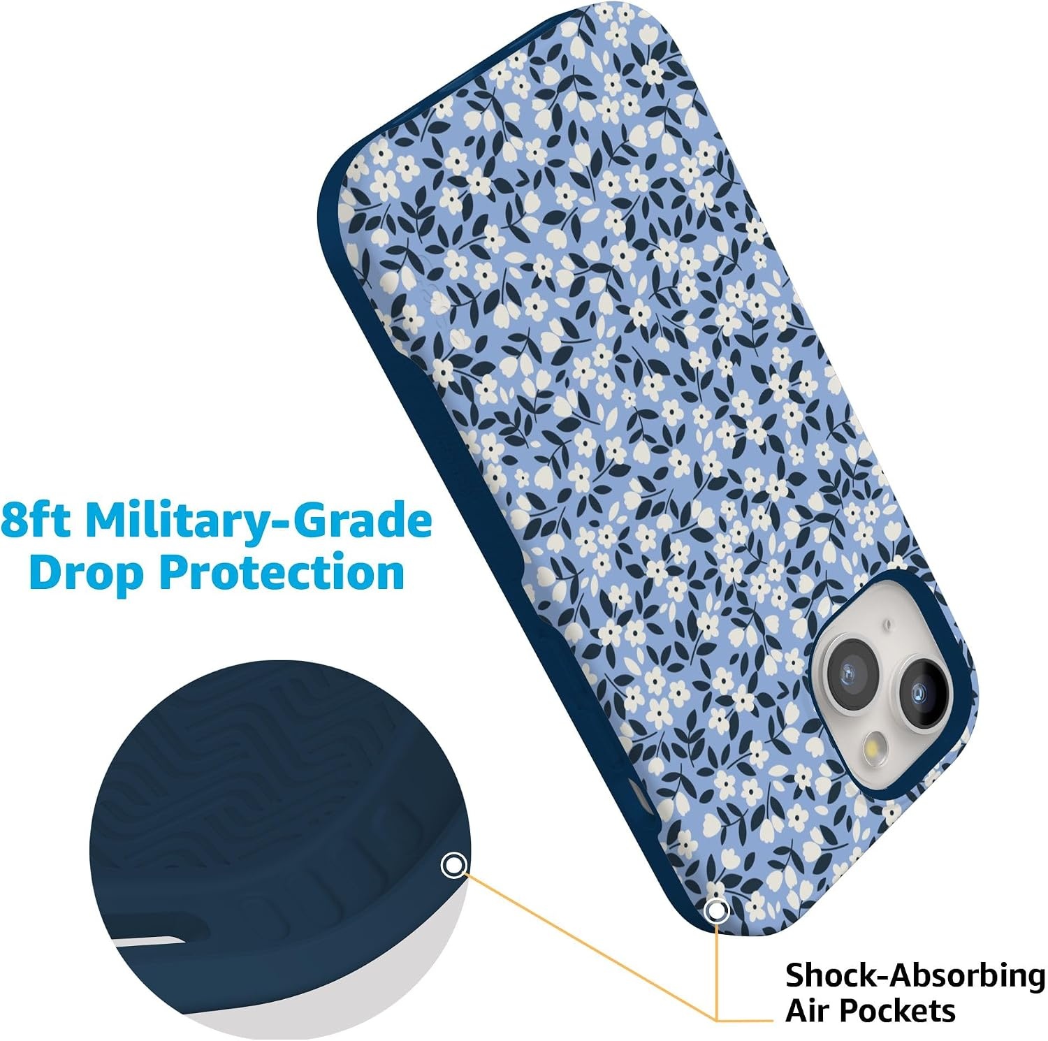 image:imageCasely iPhone 15 Case  Picking Daisies  Cottagecore  Bold Protective Design  Compatible with MagSafe