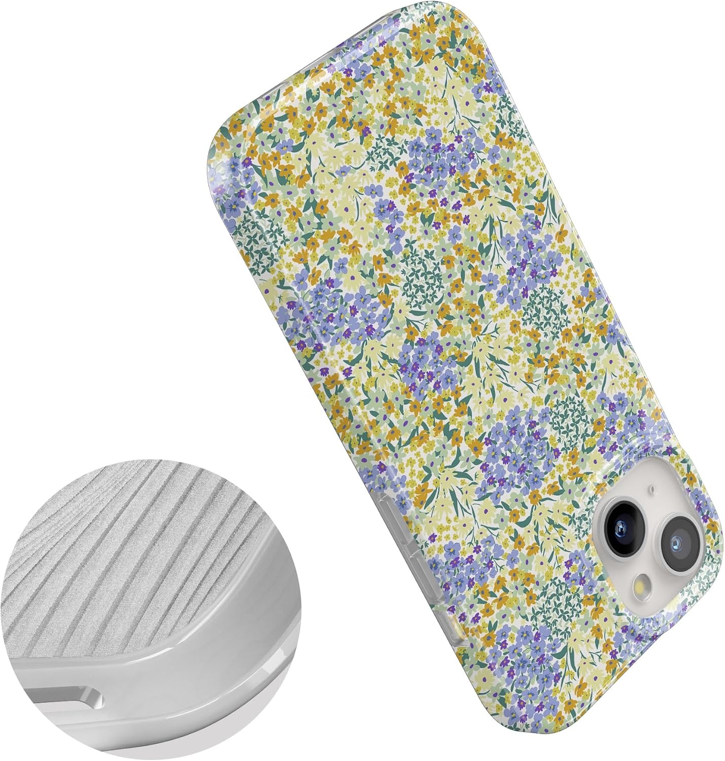 image:imageCasely iPhone 15 Case  Wild at Heart  Tiger  Compatible with MagSafe  Classic Ultra Thin DesignDream Garden  Cottagecore Case