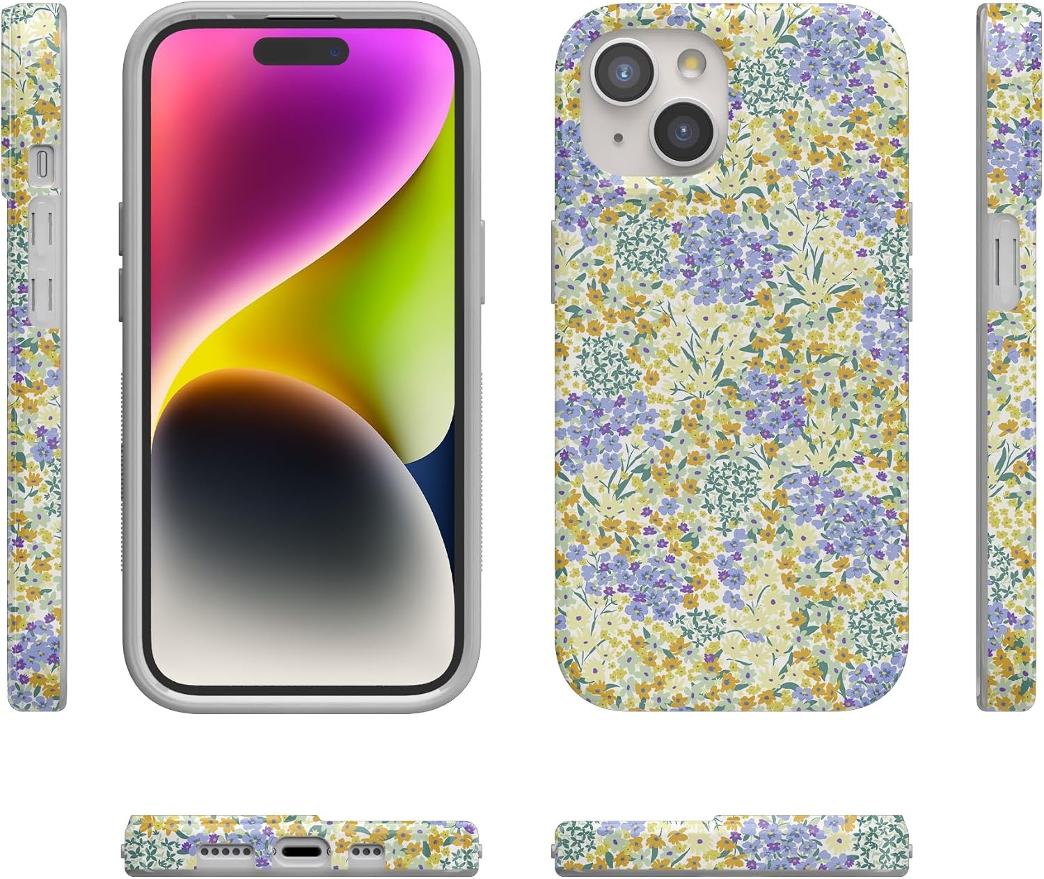 image:imageCasely iPhone 15 Case  Wild at Heart  Tiger  Compatible with MagSafe  Classic Ultra Thin DesignDream Garden  Cottagecore Case