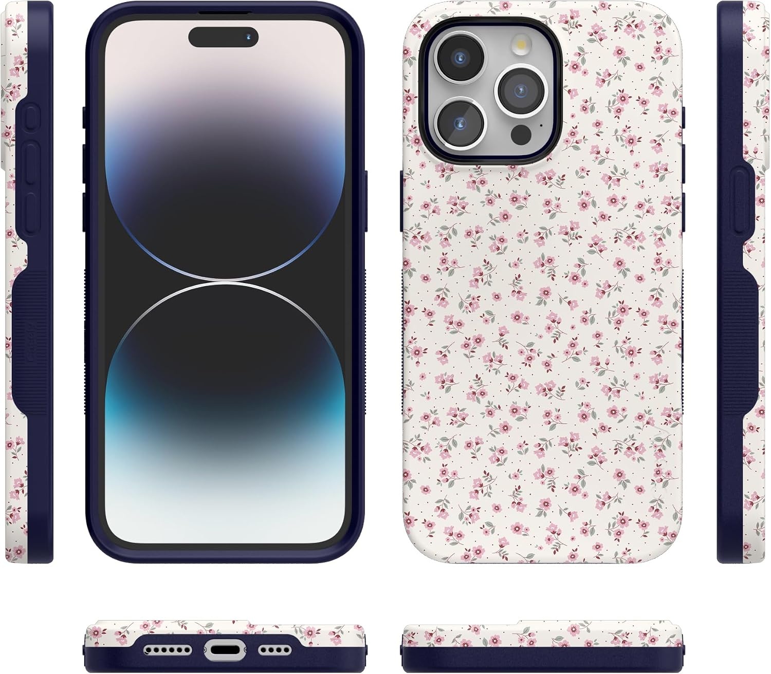 image:imageCasely iPhone 15 Pro Case  Cottage Charm  Cottagecore  Bold Protective Design  Compatible with MagSafe