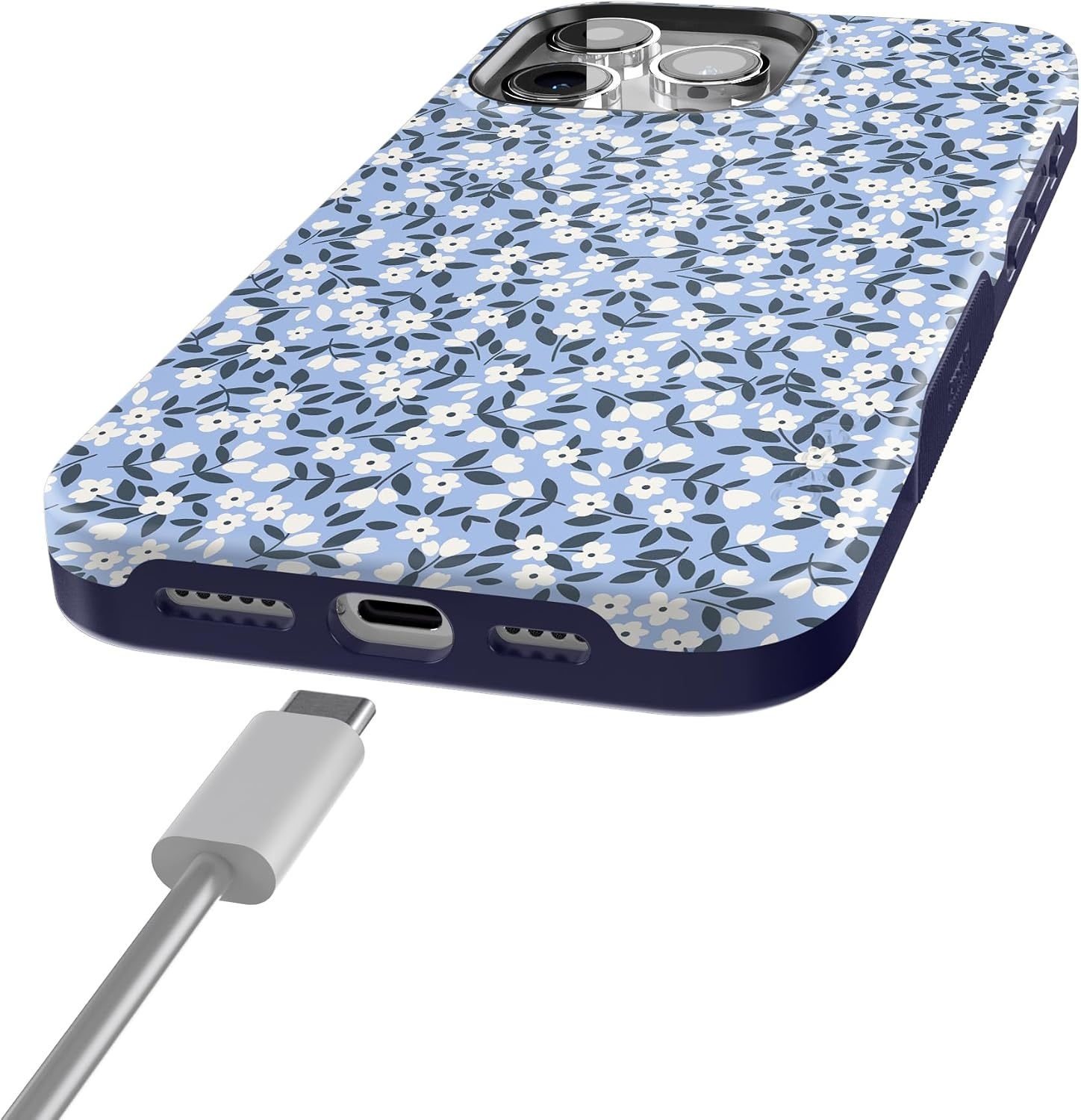 image:imageCasely iPhone 15 Pro Case  Picking Daisies  Cottagecore  Bold Protective Design  Compatible with MagSafe