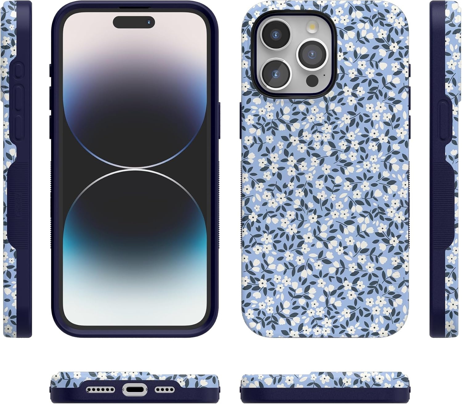 image:imageCasely iPhone 15 Pro Case  Picking Daisies  Cottagecore  Bold Protective Design  Compatible with MagSafe