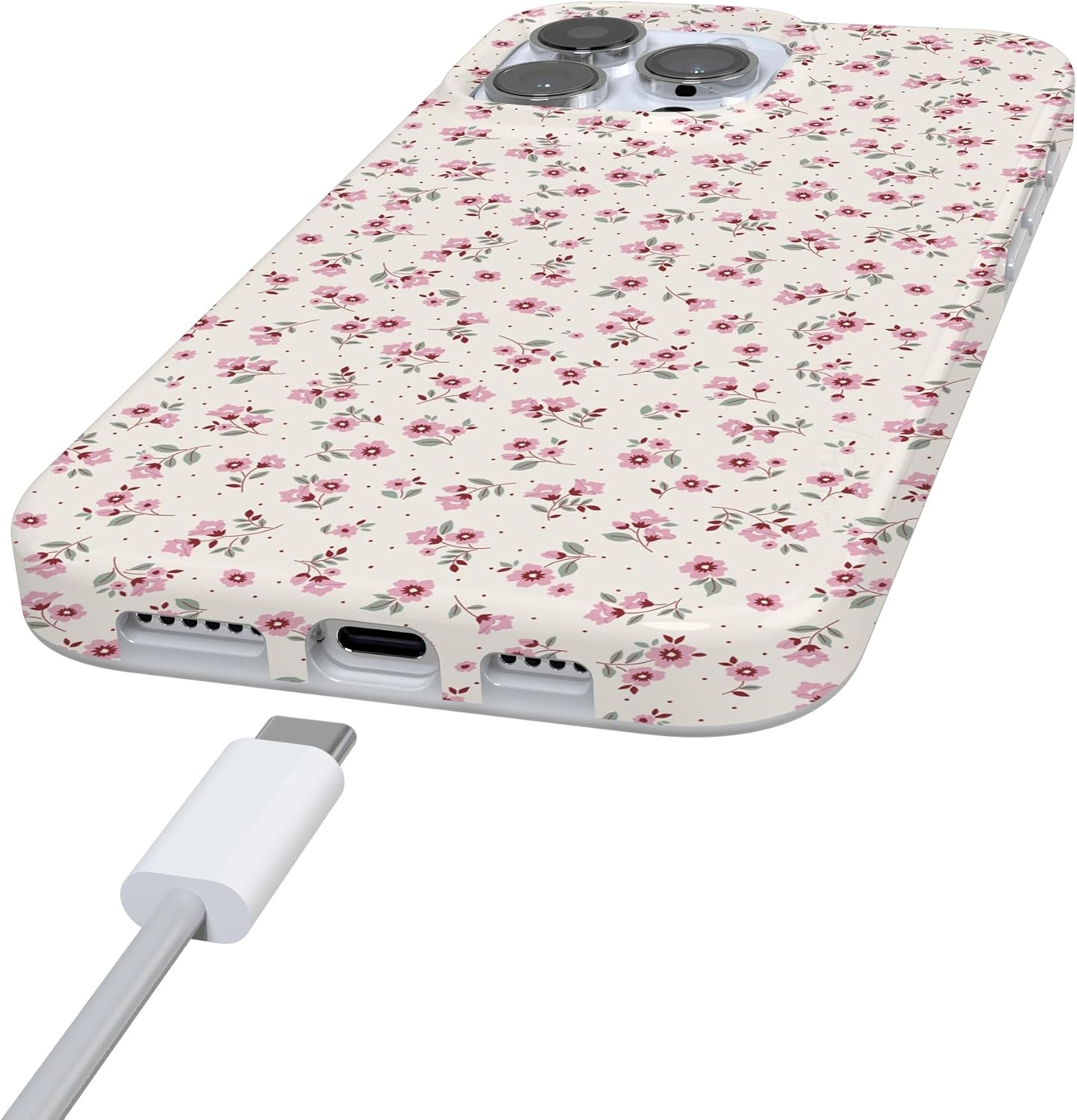 image:imageCasely iPhone 16 Pro Case  Cottage Charm  Cottagecore  Compatible with MagSafe  Classic Ultra Slim Design