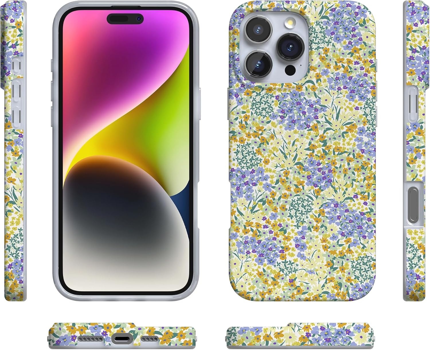 image:imageCasely iPhone 16 Pro Max Case  Be Mine  Tiny Hearts  Compatible with MagSafe  Classic Ultra Slim DesignDream Garden  Cottagecore